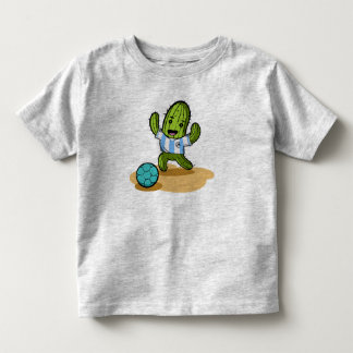 Cactus speelt voetbal en draagt Argentinië-shirt Kinder Shirts