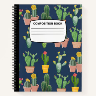 Cactus Spiral Composition Notitieboek