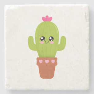 Cactus Stenen Onderzetter