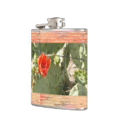 Cactus Stevige en mooie omwikkelde kolf Heupfles (Links)