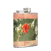 Cactus Stevige en mooie omwikkelde kolf Heupfles (Rechts)