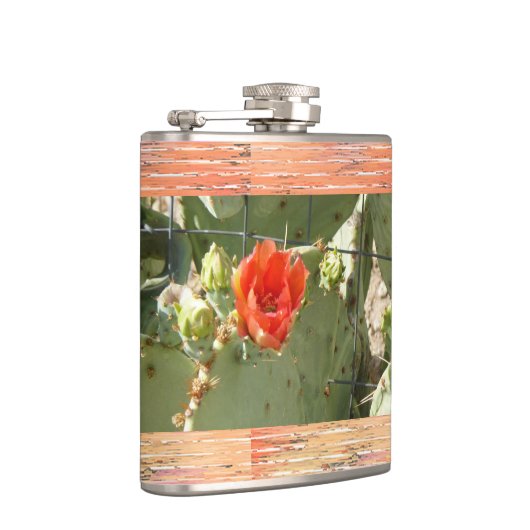 Cactus Stevige en mooie omwikkelde kolf Heupfles (Rechts)