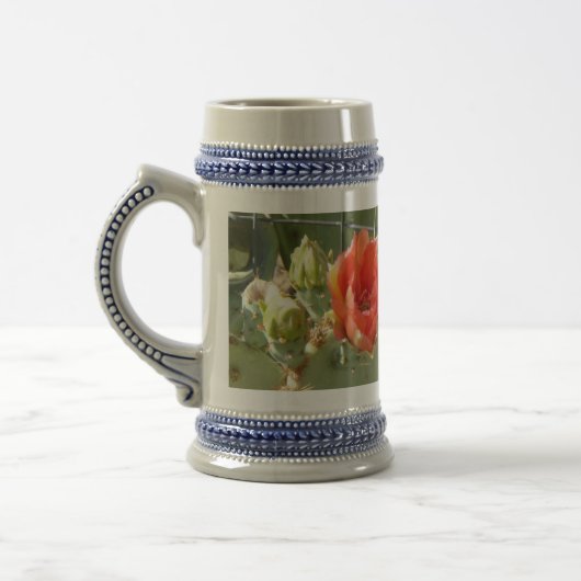 Cactus Stoer en Mooie stein Bierpul (Links)