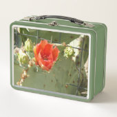 Cactus Stoere en mooie groene lunchbox (Voorkant)