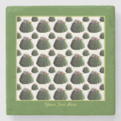 Cactus Stone Onderzetter - Persoonlijke optie (Voorkant)