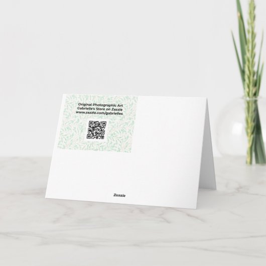 Cactus Succulent Aloe Art Note Kaart (Achterkant)