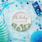 Cactus succulent baby shower bord (Feest)