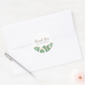 Cactus succulent baby shower dank u sticker (Envelop)