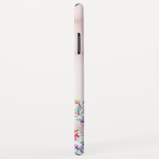 Cactus Succulent Blush Marmer Geometrisch Monogram Case-Mate iPhone Case (Achterkant/rechts)