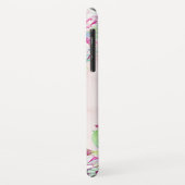 Cactus Succulent Blush Marmer Geometrisch Monogram Case-Mate iPhone Case (Achterkant/links)