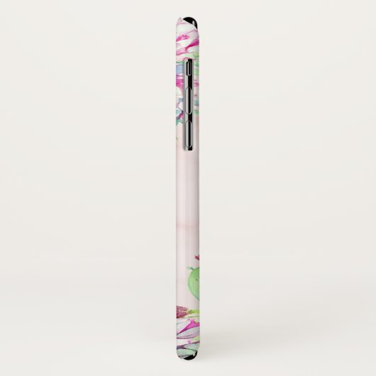 Cactus Succulent Blush Marmer Geometrisch Monogram Case-Mate iPhone Case (Achterkant/links)