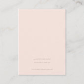 CACTUS SUCCULENT BLUSH PEGHOLE EARRING DISPLAY VISITEKAARTJE (Achterkant)