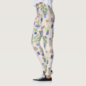 Cactus Succulent Blush Pink Leggings (Links)