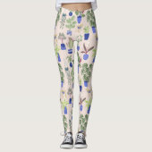 Cactus Succulent Blush Pink Leggings (Voorkant)