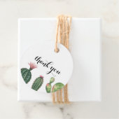 Cactus Succulent Dank je Bedankjes Labels (In situ)