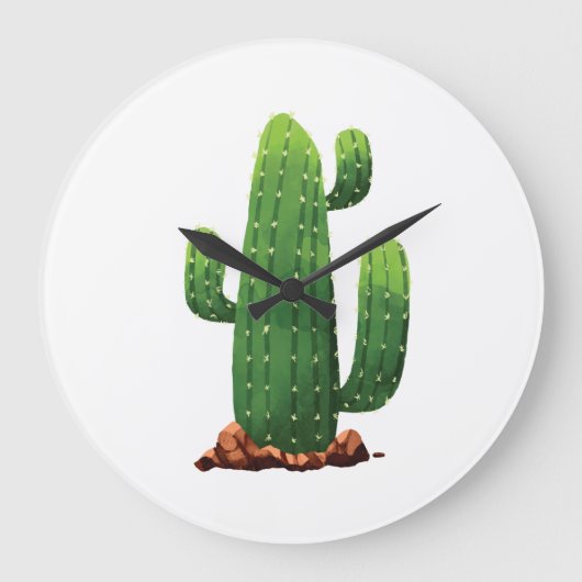 Cactus Succulent Fiesta Grote Klok (Voorkant)