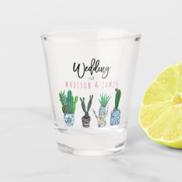 Cactus Succulent | Fiesta-partij | Weddenschap | Shot Glas