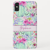 Cactus Succulent Floral Foliage gepersonaliseerd Case-Mate iPhone Case (Achterkant)
