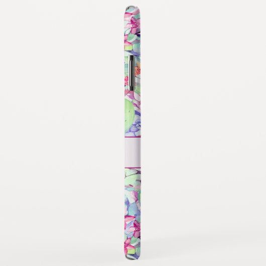 Cactus Succulent Floral Foliage gepersonaliseerd Case-Mate iPhone Case (Achterkant/rechts)