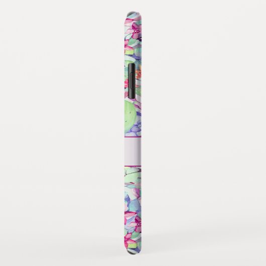 Cactus Succulent Floral Foliage gepersonaliseerd Case-Mate iPhone Case (Achterkant/rechts)