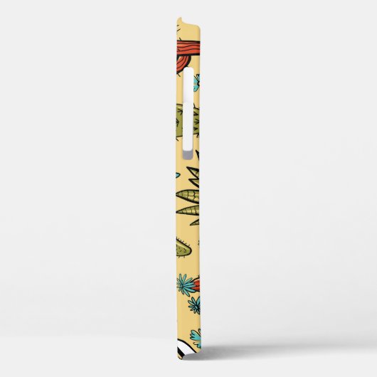 Cactus Succulent: Hand getrokken schets Case-Mate iPhone Case (Achterkant / Links)