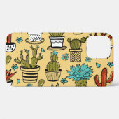 Cactus Succulent: Hand getrokken schets Case-Mate iPhone Case (Achterkant (horizontaal))