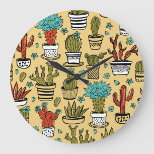 Cactus Succulent: Hand getrokken schets Grote Klok