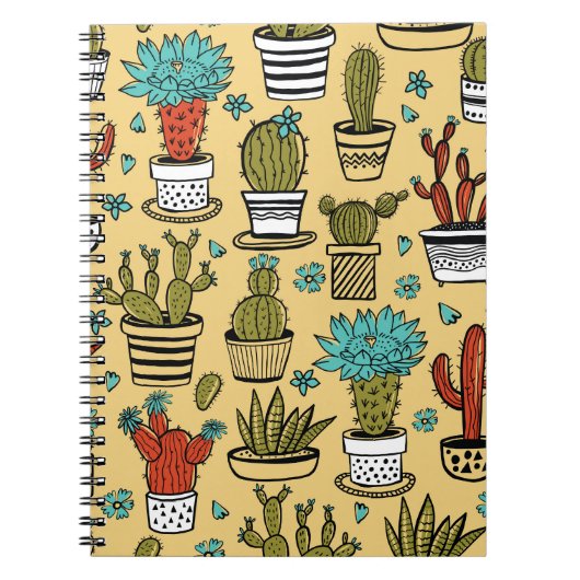 Cactus Succulent: Hand getrokken schets Notitieboek (Voorkant)