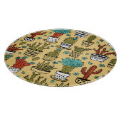 Cactus Succulent: Hand getrokken schets Snijplank (Hoek)