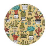 Cactus Succulent: Hand getrokken schets Snijplank (Voorkant)