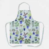 Cactus Succulent Housplant Tuinieren Schort (Voorkant)