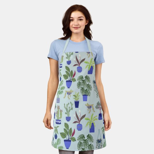 Cactus Succulent Housplant Tuinieren Schort (Gedragen)