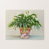 Cactus Succulent in Clay Pot Southwest Puzzle Legpuzzel (Horizontaal)