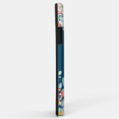 Cactus Succulent Monogram Ocean Blue Monogram Case-Mate iPhone Case (Achterkant/rechts)