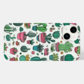 Cactus succulent patroon telefoonhoes Case-Mate iPhone case (Achterkant (horizontaal))