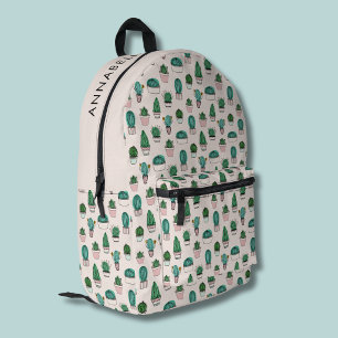 Cactus Succulent Pattern Bedrukte Rugzak