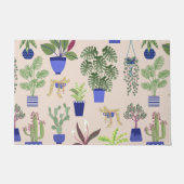 Cactus Succulent Pattern Deurmat (Voorkant)