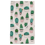 Cactus Succulent Pattern Klein Cadeauzakje (Voorkant)