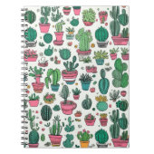 Cactus Succulent Pattern Notitieboek (Voorkant)