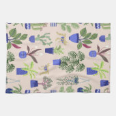 Cactus Succulent Pattern Theedoek (Horizontaal)