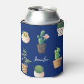 Cactus Succulent Plant Personalized Koelbox Blikjeskoeler (Blikje Voorkant)