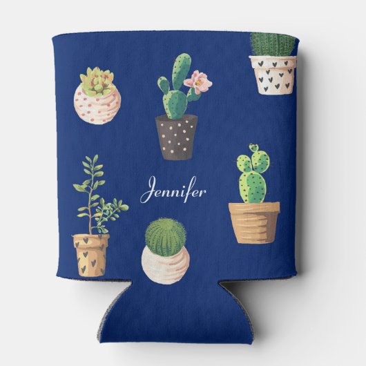 Cactus Succulent Plant Personalized Koelbox Blikjeskoeler (Achterkant)