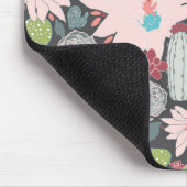 Cactus Succulent Planten in Greens Pinks Pattern Muismat (Hoek)