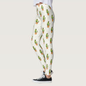 Cactus & Succulent Polk Dot Patroon 3 Leggings (Links)