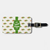 Cactus & Succulent Polk Dot Pattern Bagagelabel (Voorkant horizontaal)
