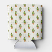 Cactus & Succulent Polk Dot Pattern Blikjeskoeler (Achterkant)