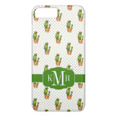 Cactus & Succulent Polk Dot Pattern Case-Mate iPhone Case (Achterkant)