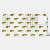 Cactus & Succulent Polk Dot Pattern Case-Mate iPhone Case (Achterkant (horizontaal))