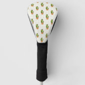 Cactus & Succulent Polk Dot Pattern Golfheadcover (Voorkant)