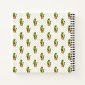 Cactus & Succulent Polk Dot Pattern Notitieboek (Achterkant)